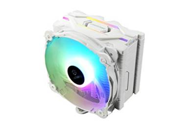 ENERMAX Luftkühler RGB Adressable weiß für Intel/AMD Ryzen, leiser Lüfter 14 cm RGB Adressable von ENERMAX