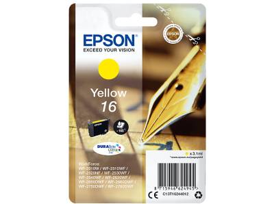 EPSON Original Tintenpatrone Gelb (C13T16244012) von EPSON