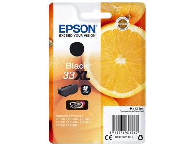 EPSON Original Tintenpatrone Schwarz (C13T33514012) von EPSON