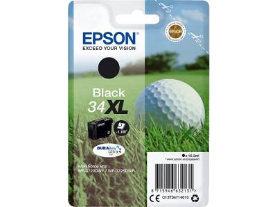 EPSON Original Tintenpatrone Schwarz (C13T34714010    ) von EPSON