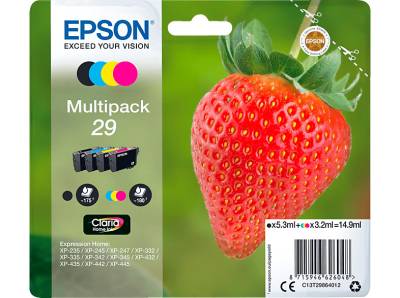 EPSON Original Tintenpatrone mehrfarbig (C13T29864012) von EPSON