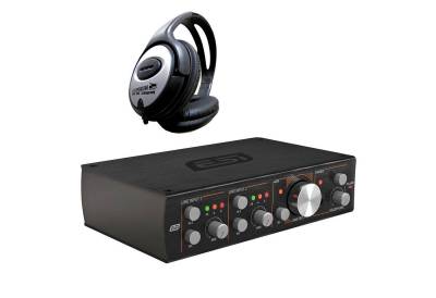 ESI ESI Planet 22x Dante Audio-Interface mit Kopfhörer Digitales Aufnahmegerät von ESI