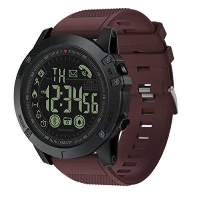 ESSONIO PR1 Smart Watch Sportuhr Smartwatch Wasserdicht Fitness Tracker Pulsmesser Schlafüberwachung Stoppuhr Musiksteuerung Für Geschäftsmann Damen Herren Für Ios und Android von ESSONIO