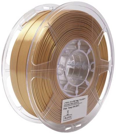 ESUN RF-5271436 Filament PLA flexibel 1.75mm 1kg Gold (metallic), Glanzeffekt von ESUN