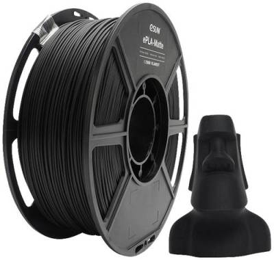 ESUN ePLA-Matte Black Filament PLA Matt 1.75mm 1kg Schwarz (matt) von ESUN