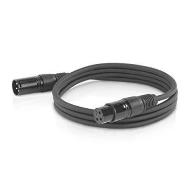 ETEC XLR Audio Kabel 1,5m Mikrofonkabel schwarz von ETEC Professional Show Equipment