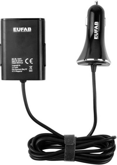 EUFAB EUFAB USB Ladeadapter mit Kabel und Ladeeinheit Akku-Ladestation von EUFAB