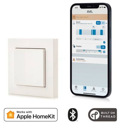 EVE LIGHTSWITCH - Eve Light Switch, Smarter Lichtschalter, Apple HomeKit von EVE SYSTEMS