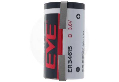EVE EVE ER34615 D S EVE Herst.Nr: ER34615DSEVE 3,6 Volt 19000mAh mit Lötf Batterie, (3,6 V) von EVE