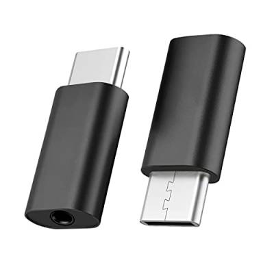 EasyULT Adapter USB C Auf Klinke 2 Stück, USB Typ C auf 3.5mm Kopfhörer Jack Adapter, Adapter USB C auf Klinke für Huawei P40/30/20Pro, Mate20 Pro, OnePlus, Xiaomi von EasyULT