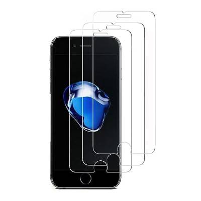 EasyULT Schutzfolie iPhone 7/iPhone 8[3 Stück], Displayschutzfolie Displayschutz Glas Folie Schutzfolie für iPhone 7/8 von EasyULT