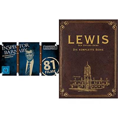 Inspector Barnaby - Die John Nettles Gesamtbox [47 DVDs + 1 CD] & Lewis - Der Oxford Krimi Gesamtbox (Exklusiv bei Amazon.de) [Special Edition] [20 DVDs] von Edel Germany GmbH