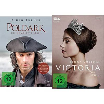 Poldark - Die komplette Serie [17 DVDs + 1 CD] & Victoria - Staffel 1 [3 DVDs] von Edel Germany GmbH