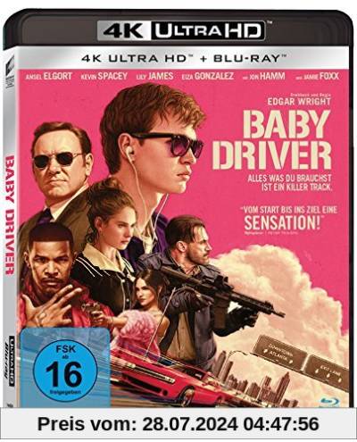 Baby Driver 4K Ultra-HD [Blu-ray] von Edgar Wright