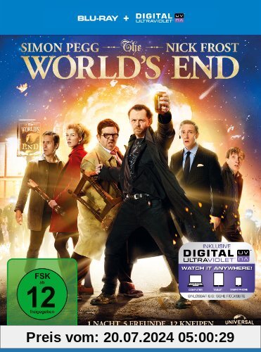 The World's End  (inkl. Digital Ultraviolet) [Blu-ray] von Edgar Wright