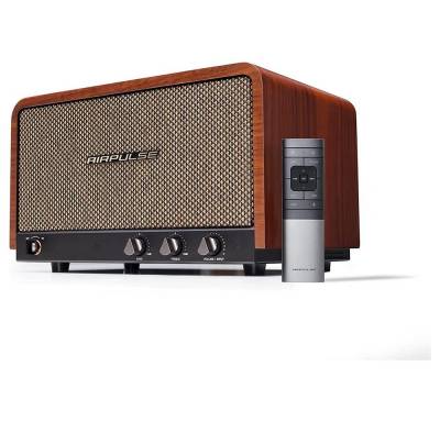 Edifier® AIRPULSE P100X Regal-Lautsprecher (Bluetooth, 60 W, Retro-Look, AirBlade-Hochtöner für kristallklare Höhen und Langhub Mittel-/Tieftöner für Tiefe Bässe) von Edifier®