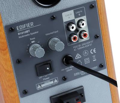 Edifier R1010BT - Verkabelt & Kabellos - 3.5mm/Bluetooth - 24 W - 70 - 20000 Hz - Schwarz (R1010BT BLACK) von Edifier