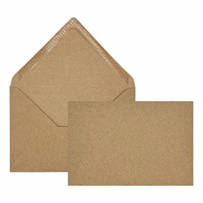 Edition Seidel 50 Premium Kraftpapier Briefumschläge Umschläge Kuvert farbig Format ähnlich B6 12,0 x 17,5 cm 80 g/m² von Edition Seidel