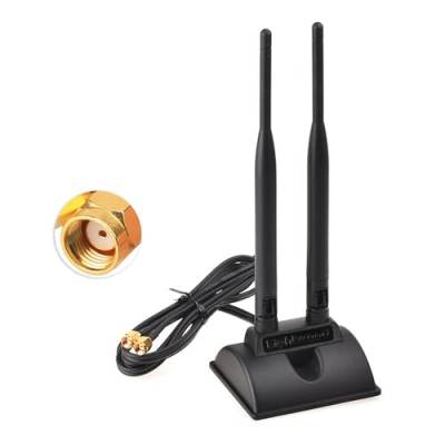 Eightwood WiFi Antenne 2.4G / 5.8G Verlängerungskabel für WLAN PCI WiFi Karten Wirelesse Router Bluetooth von Eightwood