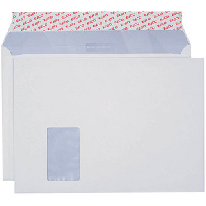 ELCO Briefumschläge premium DIN C4 mit Fenster weiß haftklebend 250 St. von Elco