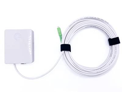 Elfcam® - 35m Glasfaserkabel, SC/APC auf SC/APC, Simplex-Monomode (Durchmesser: 4,0 mm), ausgestattet mit einem PTO, 35m von Elfcam