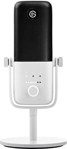 Elgato Wave:3 White - Professionelles USB-Kondensatormikrofon für Streaming, Podcasts, Gaming und Homeoffice, gratis Mixing-Software, Soundeffekt-Plugins, Anti-Verzerrung, Plug & Play, für Mac/PC von Elgato