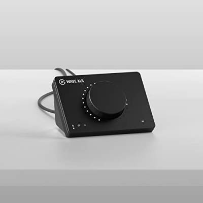 Elgato XLR-Interface Set – Audioschnittstelle, mit XLR-Kabel, kostenloses digitales Mixing-Softwarepaket für Podcasting, Streaming und Aufnahme, USB-Verbindung, nutze dein dynamisches Mikro, PC/Mac von Elgato