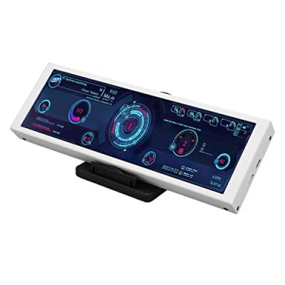 Elprico 7,9-Zoll-IPS-USB-Minibildschirm, 60-Hz-Bildwiederholfrequenz, PC-Sensorpanel-Anzeige, CPU-Datenmonitor, Computertemperaturmonitor für GPU-RAM von Elprico