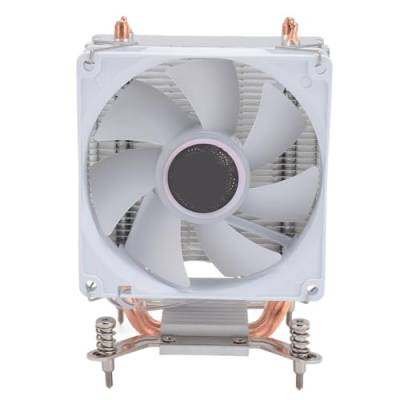 Elprico CPU-Kühler, 90-mm-Kühler mit Bunten Lichtern, 2 Heatpipes, 3-Draht-Einzellüfter, Computer-CPU-Lüfter für 775 1150 1151 1155 1156 1200 1700 von Elprico