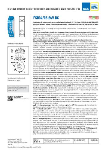 Eltako FSB14/12-24V DC RS485 Bus-Schaltaktor Rack von Eltako