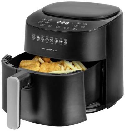 EMERIO AF-129369 Heißluft-Fritteuse 1300W Schwarz von Emerio