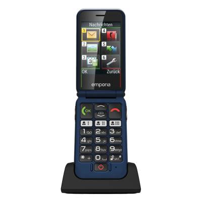 Emporia Joy V227 Blueberry| Seniorenmobiltelefon | Klapphandy | 7.11 cm / 2.8 Zoll LCD-Bildschirmdiagonale | 1300 mAh Akku | Bluetooth | SOS-Funktion von Emporia