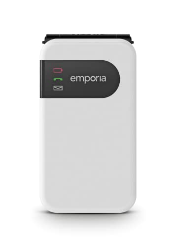 Emporia SIMPLICITYglam Senioren-Klapp-Handy IP54, mit Ladestation, SOS Taste, Spritzwassergeschützt von Emporia