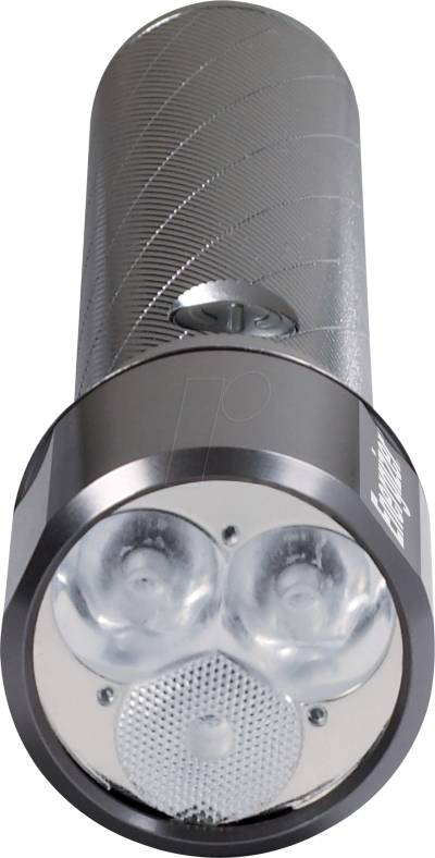 EN FOCUS 1300 - LED-Taschenlampe, 1500 lm, silber, 6x AA (Mignon) von Energizer