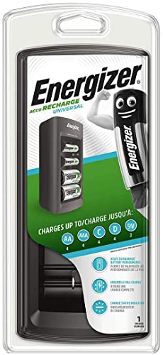 ENERGIZER PILAS RECARGABLES CARGADOR UNIVERSAL BR, 7.6389E+12, Schwarz von Energizer