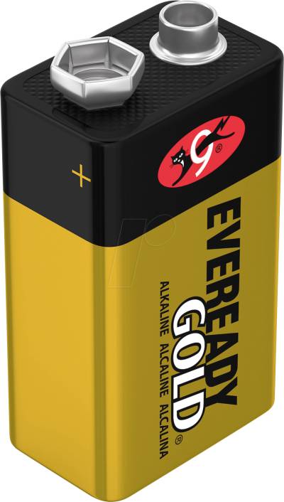 ERG AL 9V - Eveready Gold, Alkaline Batterie, 9-V-Block, 1er-Pack von Energizer