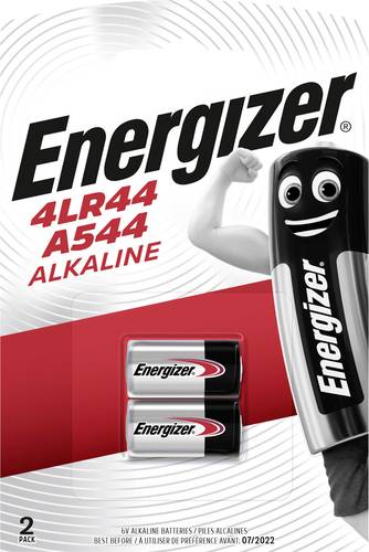 Energizer 4LR44/A544 Alkaline 2er Spezial-Batterie 476A Alkali-Mangan 6V 178 mAh 2St. von Energizer