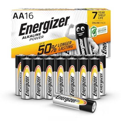 Energizer Batterien AA, Alkaline Power Batterie, 16 Stück von Energizer