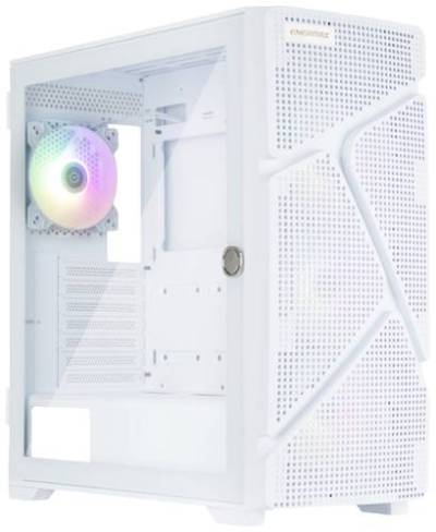 Enermax Marbelshell MS 31 White Midi-Tower Gaming-Gehäuse Weiß Seitenfenster, Staubfilter von Enermax