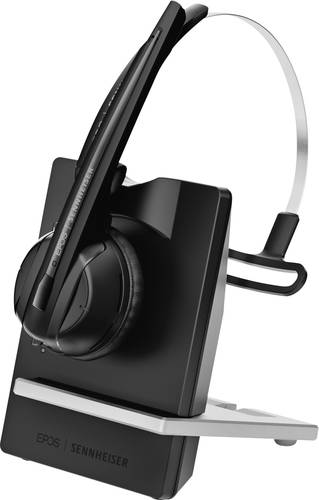 EPOS Telefon On Ear Headset DECT Mono Schwarz Noise Cancelling Mikrofon-Stummschaltung von Epos