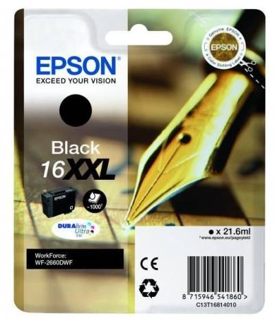 EPSON 16XXL Tinte schwarz Extra hohe Kapazität von Epson