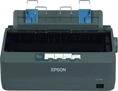 EPSON LX-350 EU Matrixdrucker (9-Nadeln, USB 2.0) schwarz, 43cm von Epson