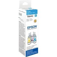 Epson 664 Original Tintenbehälter Cyan für EcoTank 70ml 7.500 Seiten T6642 von Epson