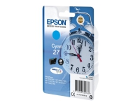 Epson Alarm clock Singlepack Cyan 27 DURABrite Ultra Ink, Standardertrag, 3,6 ml, 300 Seiten, 1 Stück(e) von Epson