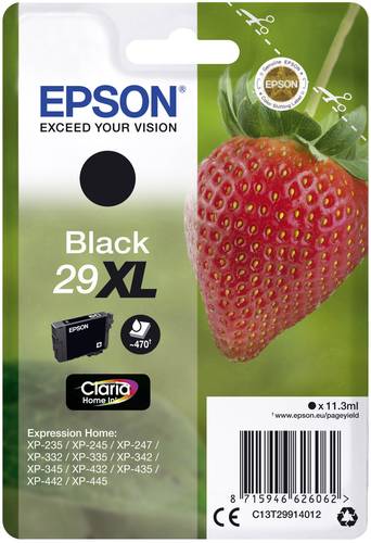 Epson Druckerpatrone T2991, 29XL Original Schwarz C13T29914012 von Epson