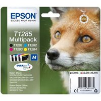 Epson Druckerpatronen Multipack T1285 / C13T12854012 (BK, C, M, Y) von Epson