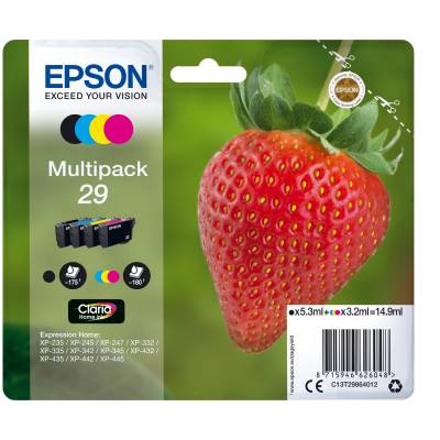 Epson Multipack 4-colours 29 Claria Home Ink BK/C/M/Y von Epson