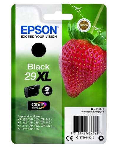 Epson Original 29XL Erdbeere Druckerpatrone - schwarz (C13T29914012) von Epson