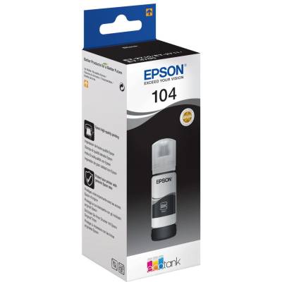 Epson Original EcoTank 104 Nachfülltinte - schwarz (C13T00P140) von Epson