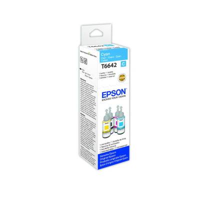 Epson Original T6642 Nachfülltinte cyan 6.500 Seiten 70ml (C13T664240) von Epson